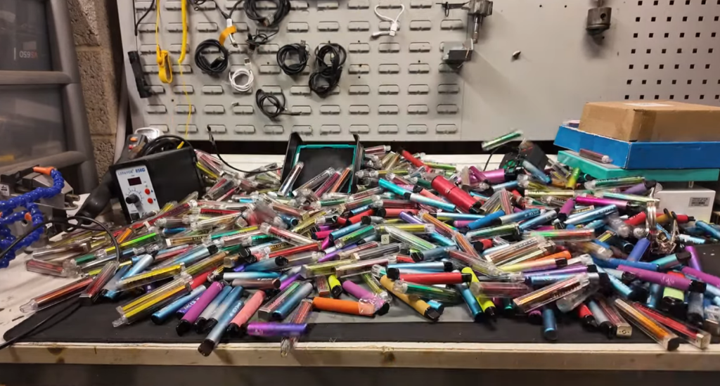 Chris Doel Using 500 disposable vpae buil power hub