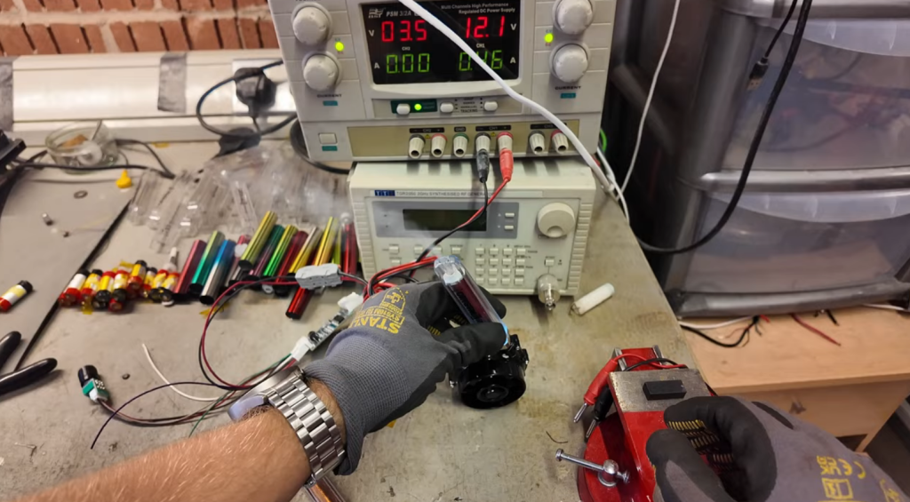 Chris Doel Using 500 disposable vpae buil power hub