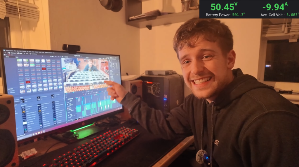 Chris Doel Using 500 disposable vpae buil power hub