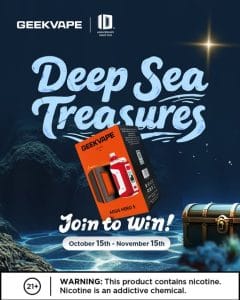 Geekvape – Deep Sea Treasures Game Win Aegis Hero 5✨