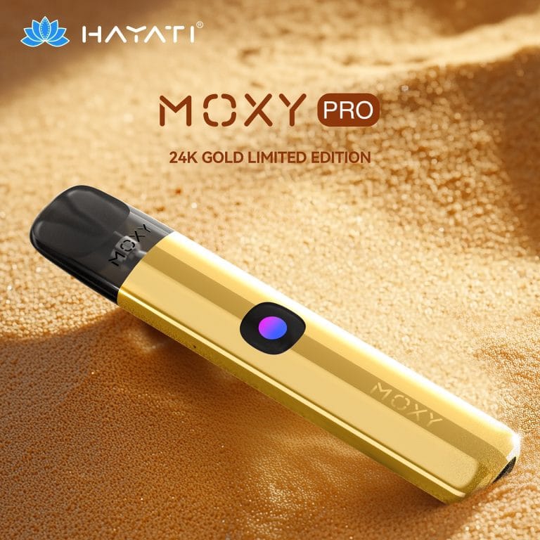 Hayati® Launches Two 24K Gold Limited Edition Vape Devices: PHILIA & MOXY PRO