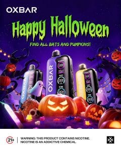 OXBAR – Halloween Scavenger Hunt: Win 3 Tri-fusion Each