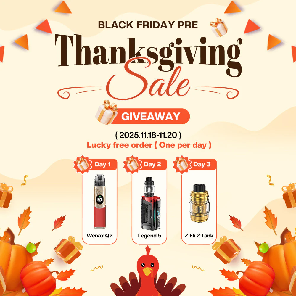 Thanksgiving Black Friday Pre Sale Geekvape