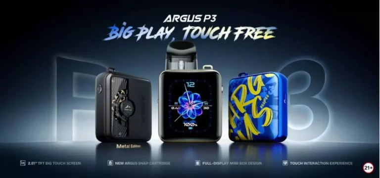 VOOPOO introduces the ARGUS P3: Redefining Compact Power with a 2.01″ Touchscreen